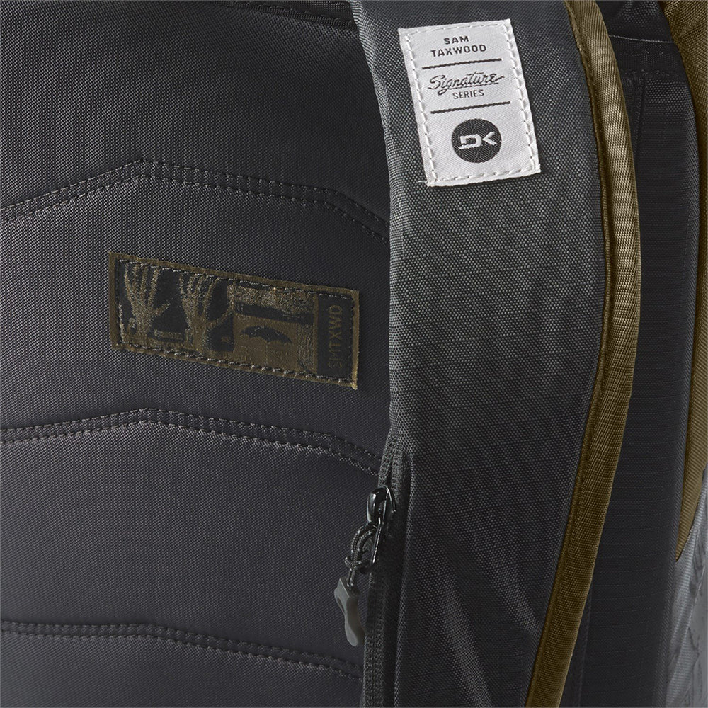 Dakine Team Mission Pro 18L Backpack Sam Taxwood Dark Olive