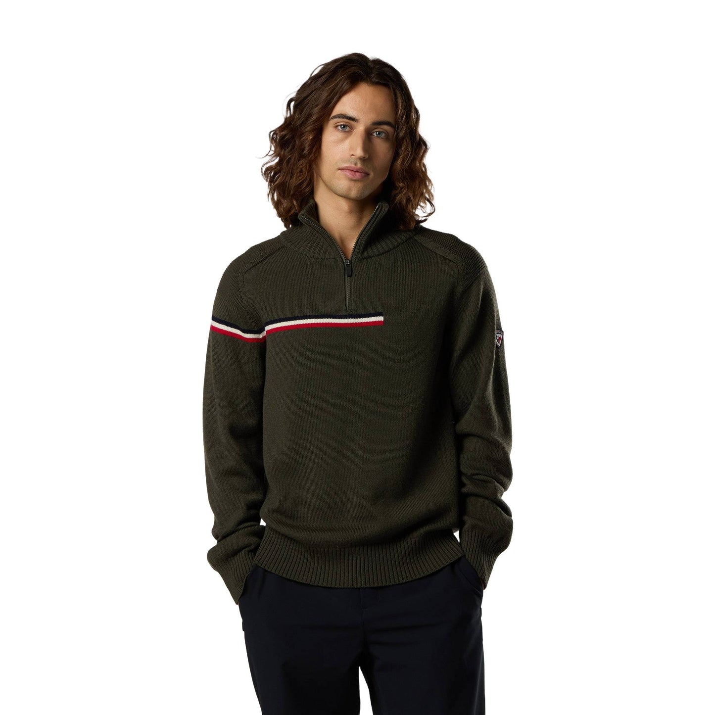 Rossignol Odysseus Mens Half Zip Merino Sweater 2027
