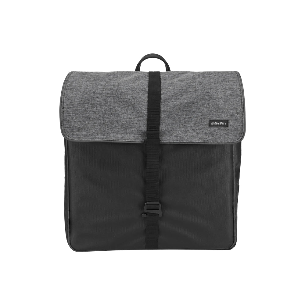 Electra Heather Charcoal Pannier Bag Black Grey 21L