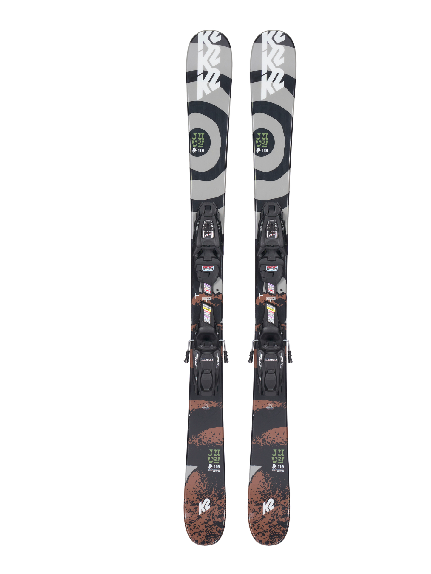 K2 Juvy Junior Ski 129 - 139 + FDT 7.0 GW Binding 2023