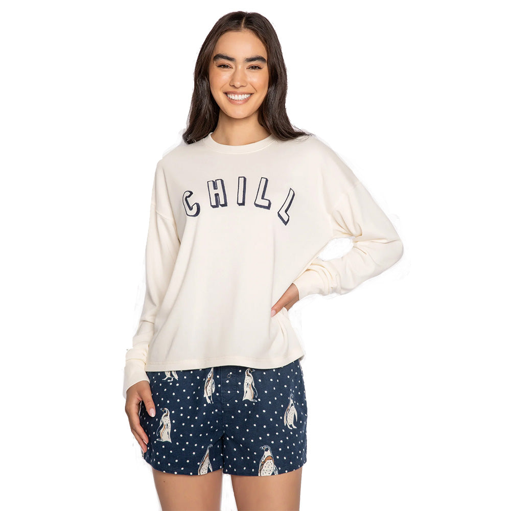 PJ Salvage Womens Flannel LS Top 2024