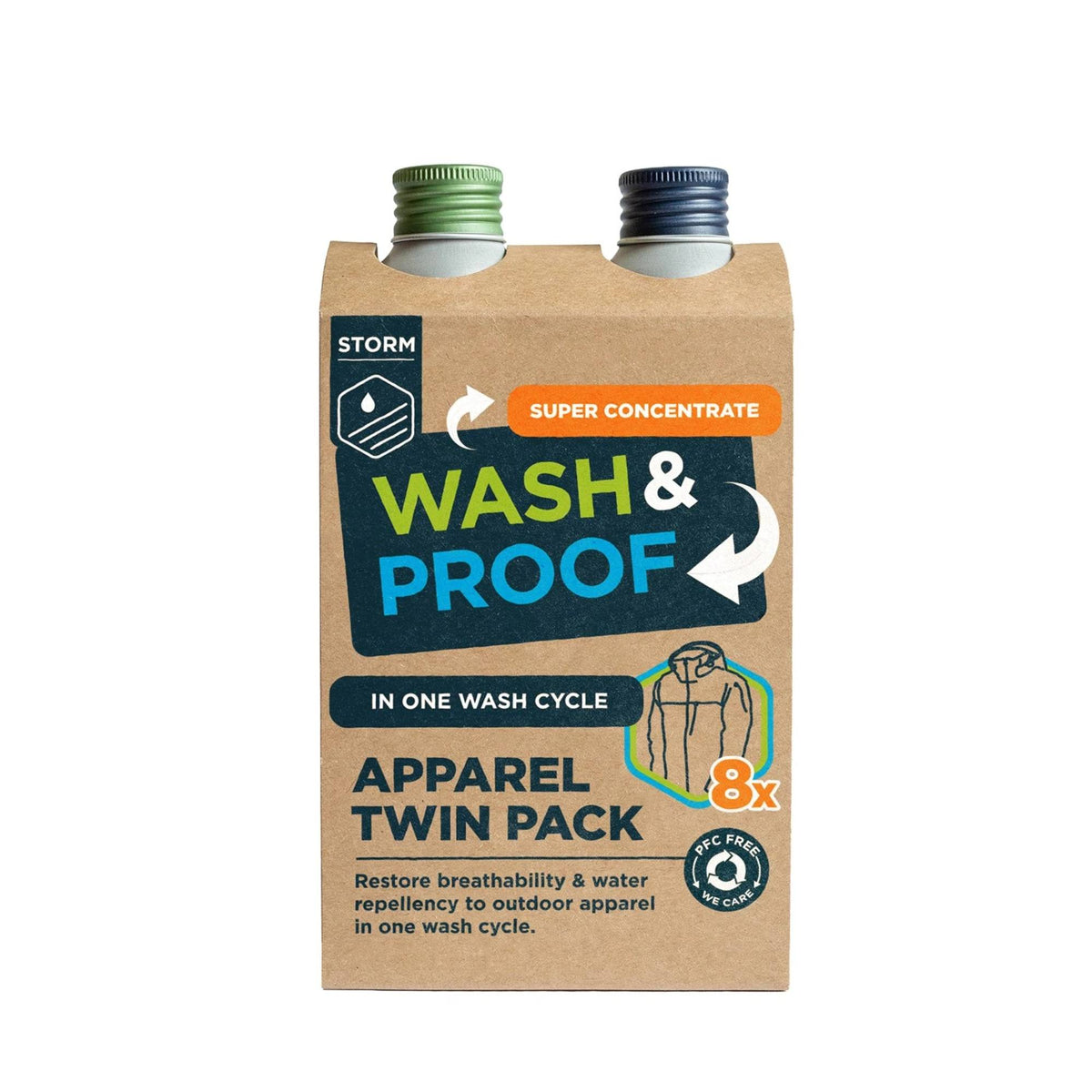 Storm Apparel Wash + Proof Twin Pack