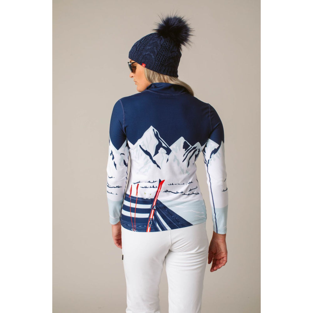 Krimson Klover Apres Anyone? Womens Zip Turtleneck 2022