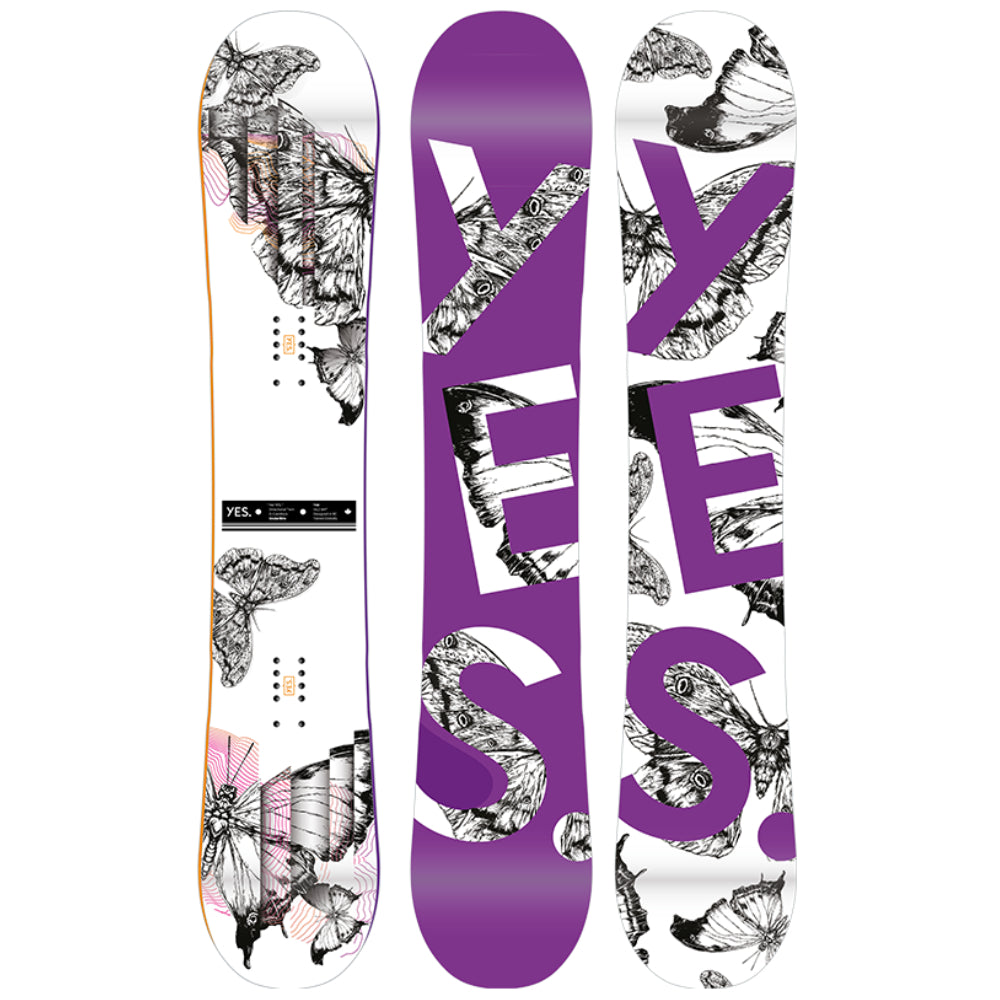 hel yes snowboard helen Women's Yes 2026 146 but not rigid to where its riding you down the hill YES Hel Yes Snowboard Review