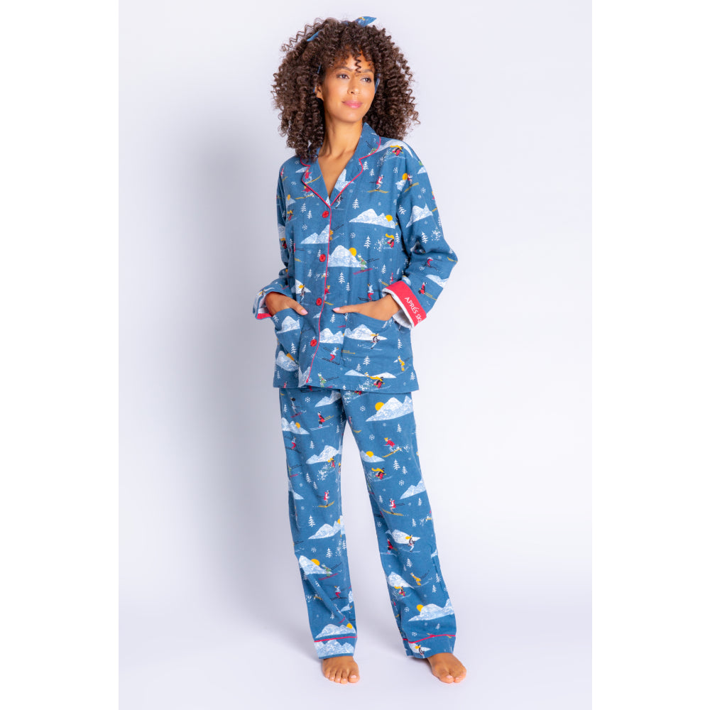 PJ Salvage Ski Womens Flannel PJ Set 2022