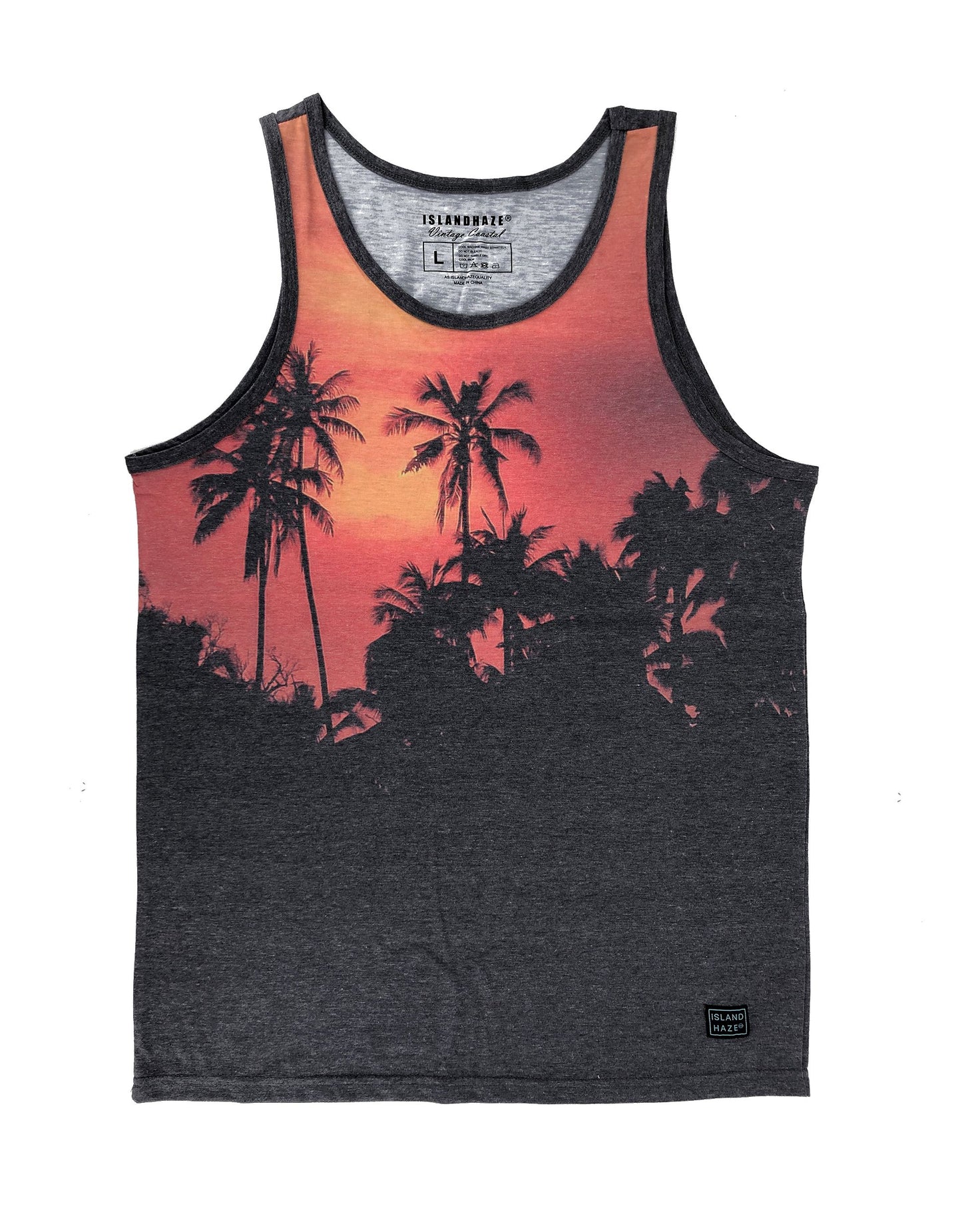 Island Haze Newport Sunset Mens Tank 2021