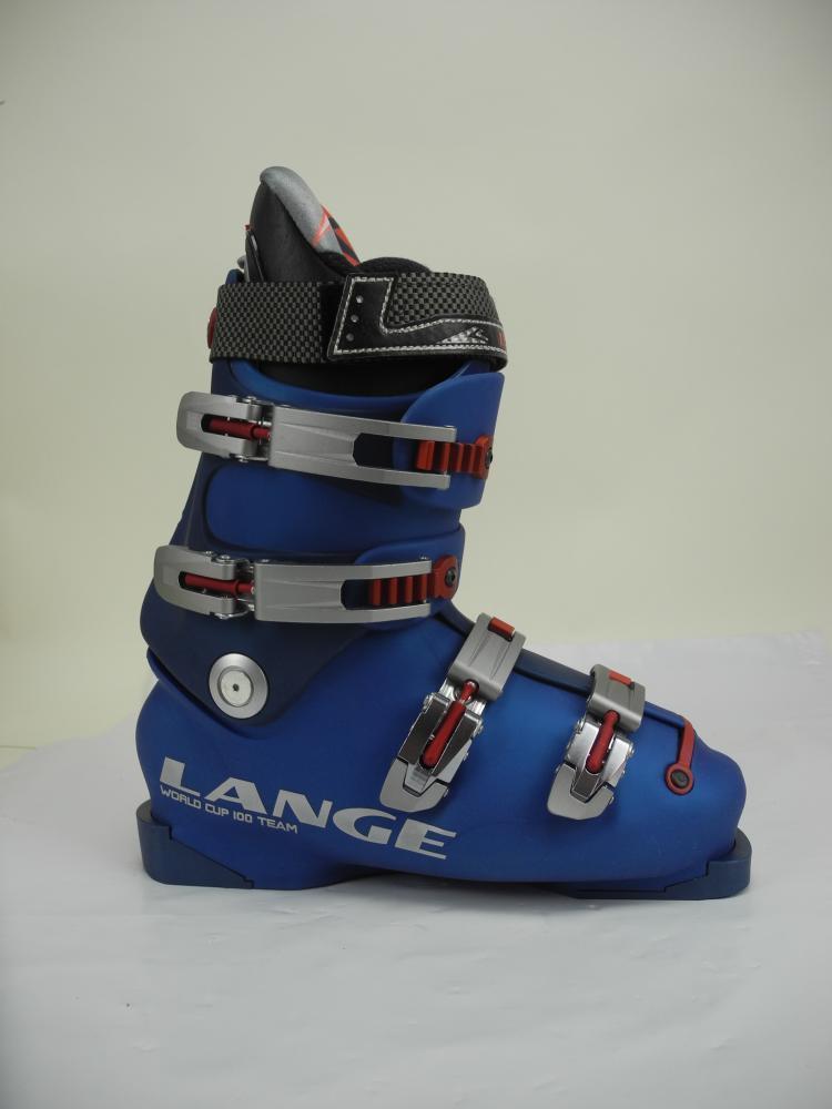 Lange 100 WC Team Ski Boot Blue 26.5
