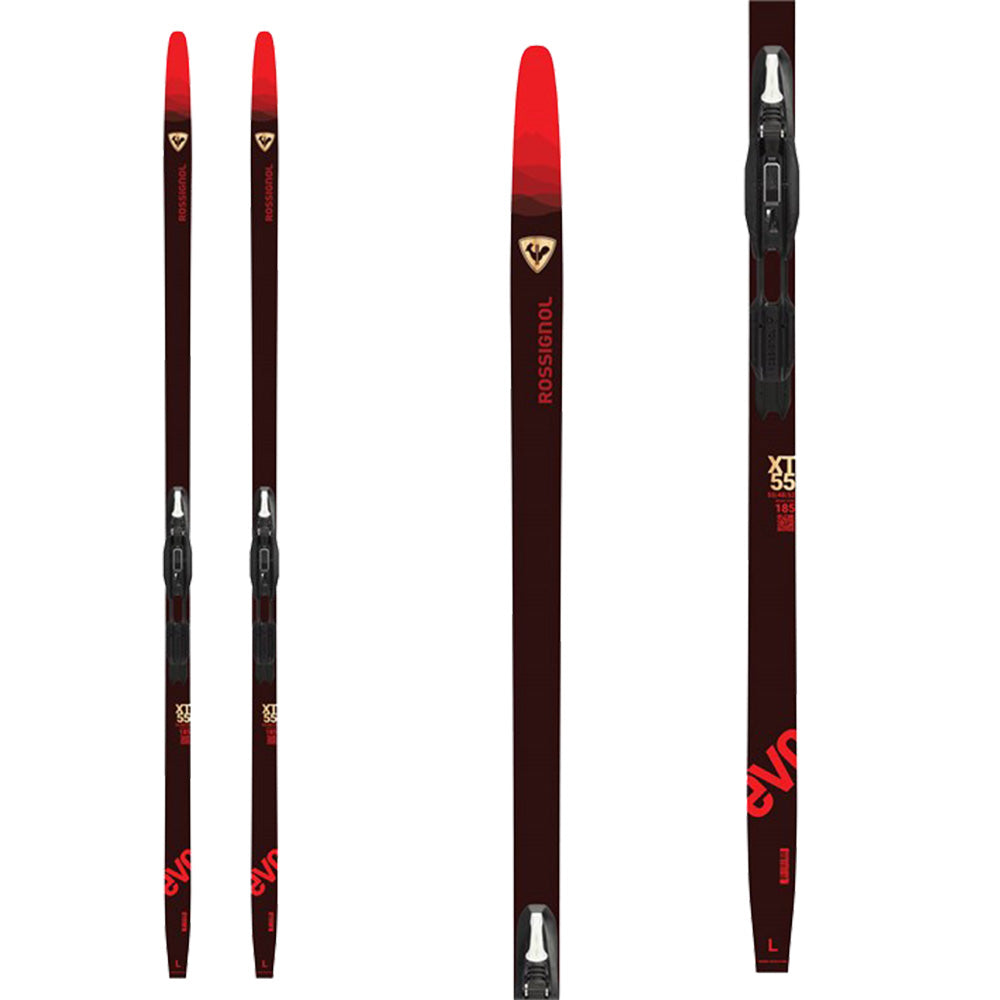 Rossignol EVO XT 55 Positrack Nordic Ski + Tour Step In Binding