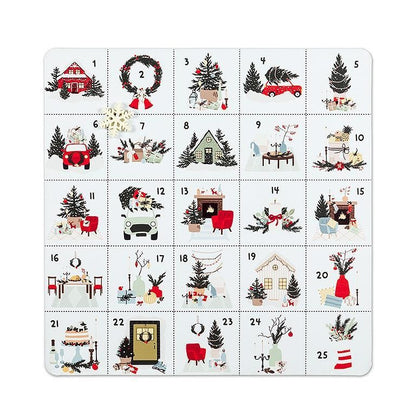 Abbott Holiday Icon Advent Calendar White Multi One Size