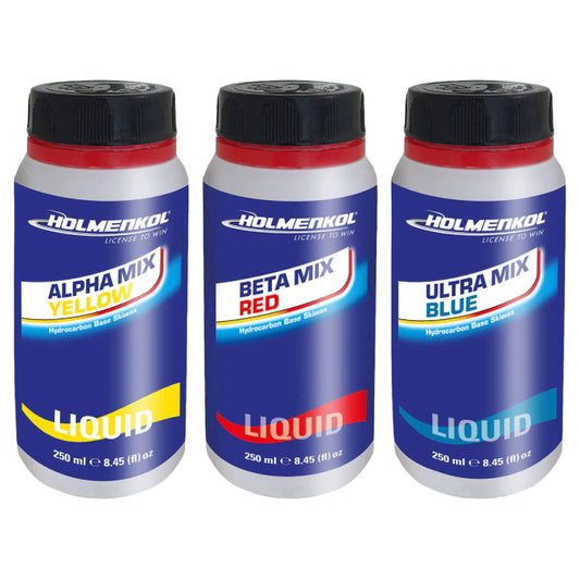 Holmenkol Liquid Wax Mix 3x100ml Alph, Beta and Ultra