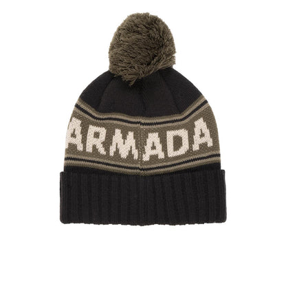 Armada Jacquard Knit Adult Pom Beanie