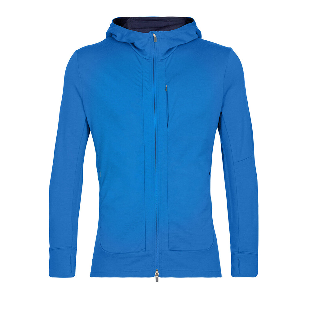 Icebreaker mens quantum ls zip hood best sale