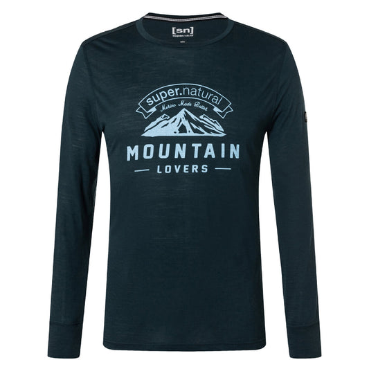 Super.natural Mountain Lovers Mens LS 2024
