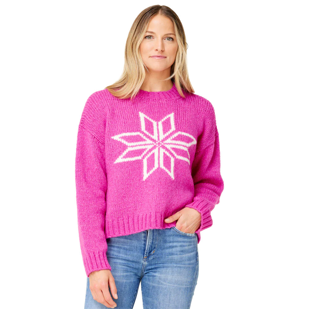Krimson Klover Snowflake Womens Pullover Sweater 2024