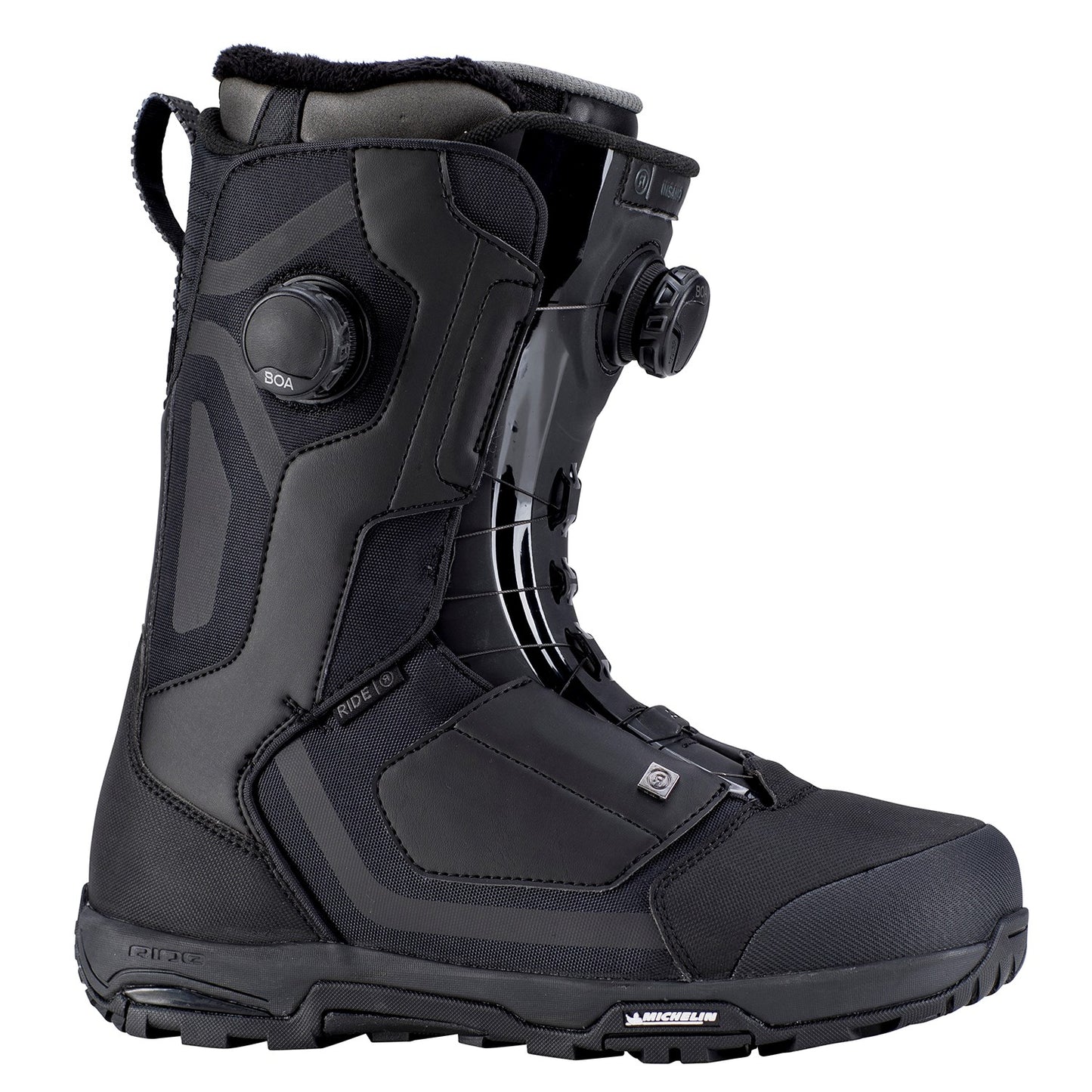 insano ride snowboard boots BOA Boot Brown 2027 10 increase fit and provide better heel hold RIDE Insano - Men's |