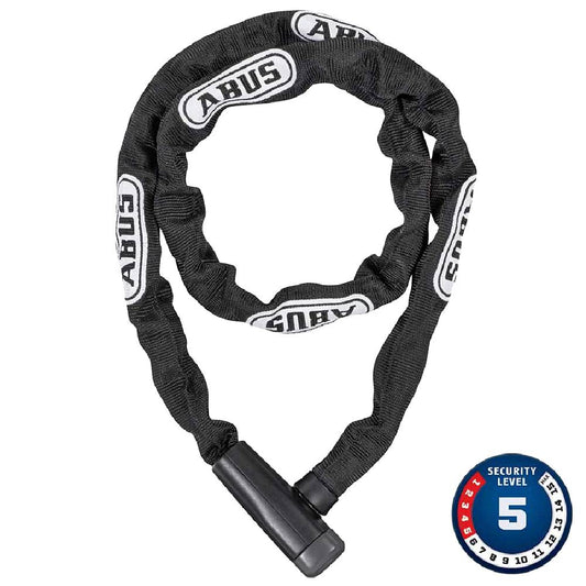 Abus Steel O Chain 5805K Chain With Key Lock Black 5mm x 110cm