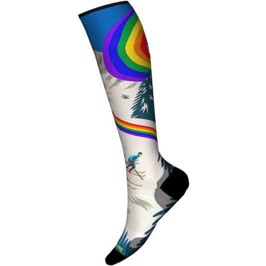 Smartwool Ski Zero Cushion Rainbow Trails Mens OTC Sock