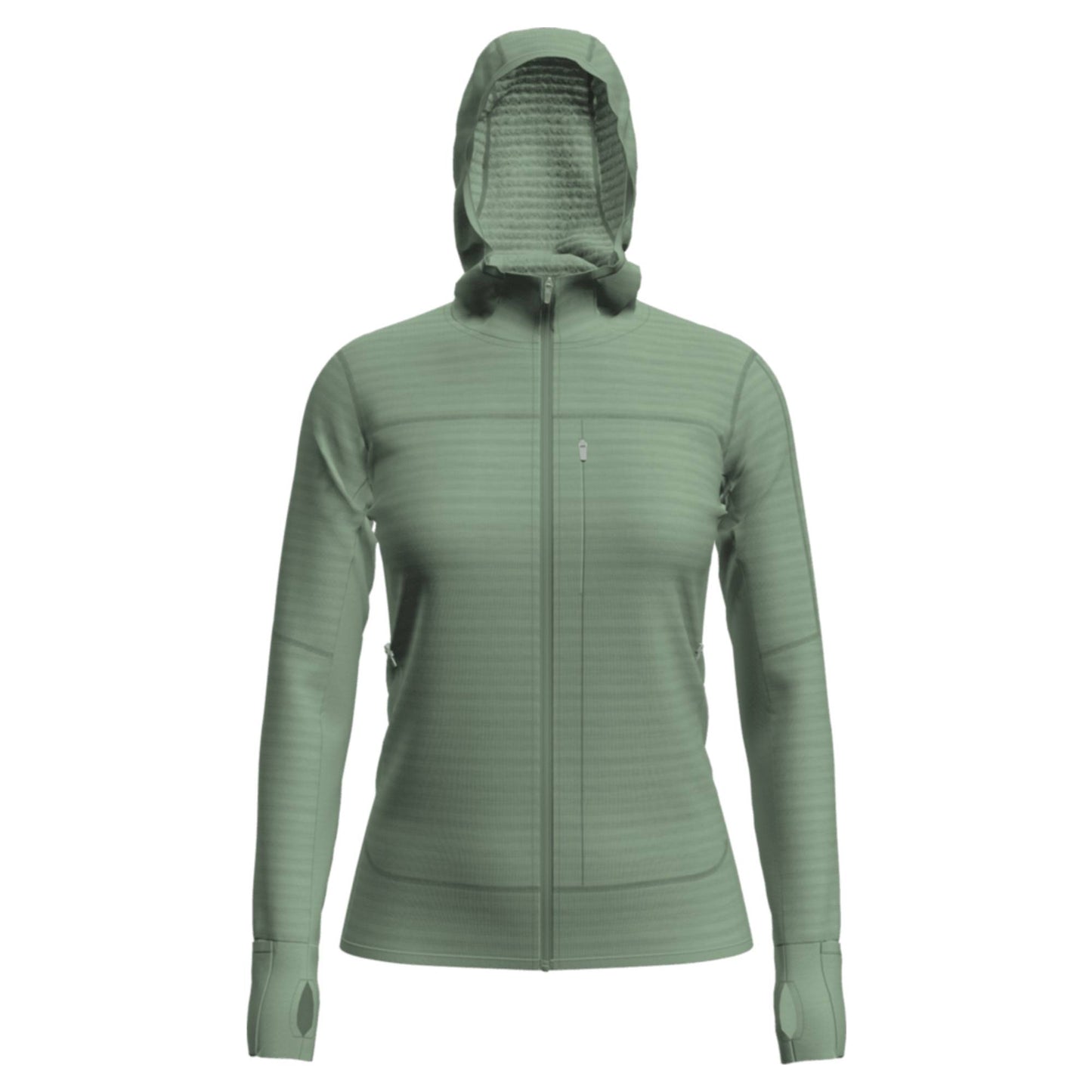 Icebreaker 300 RealFleece Descender Womens LS Zip Hoodie