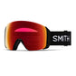 Smith 4D MAG XL Low Bridge Photochromic Goggles 2025 Black | ChromaPop Photochromic Red Mirror