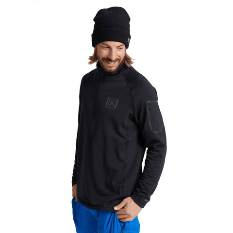 burton ak grid half zip