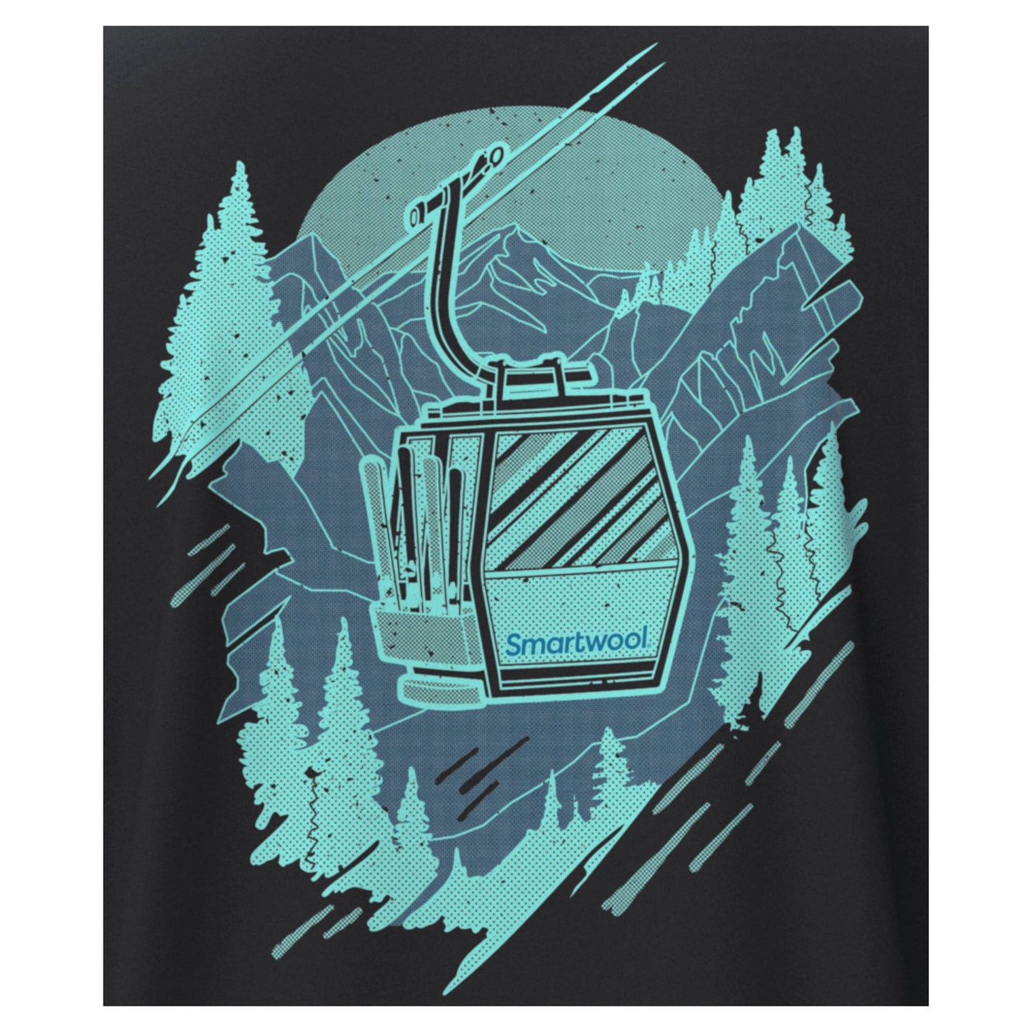 Smartwool Gondola View Mens LS Graphic Tee