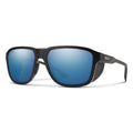 Smith Embark Sunglasses Matte Black | ChromaPop Polarized | Blue Mirror