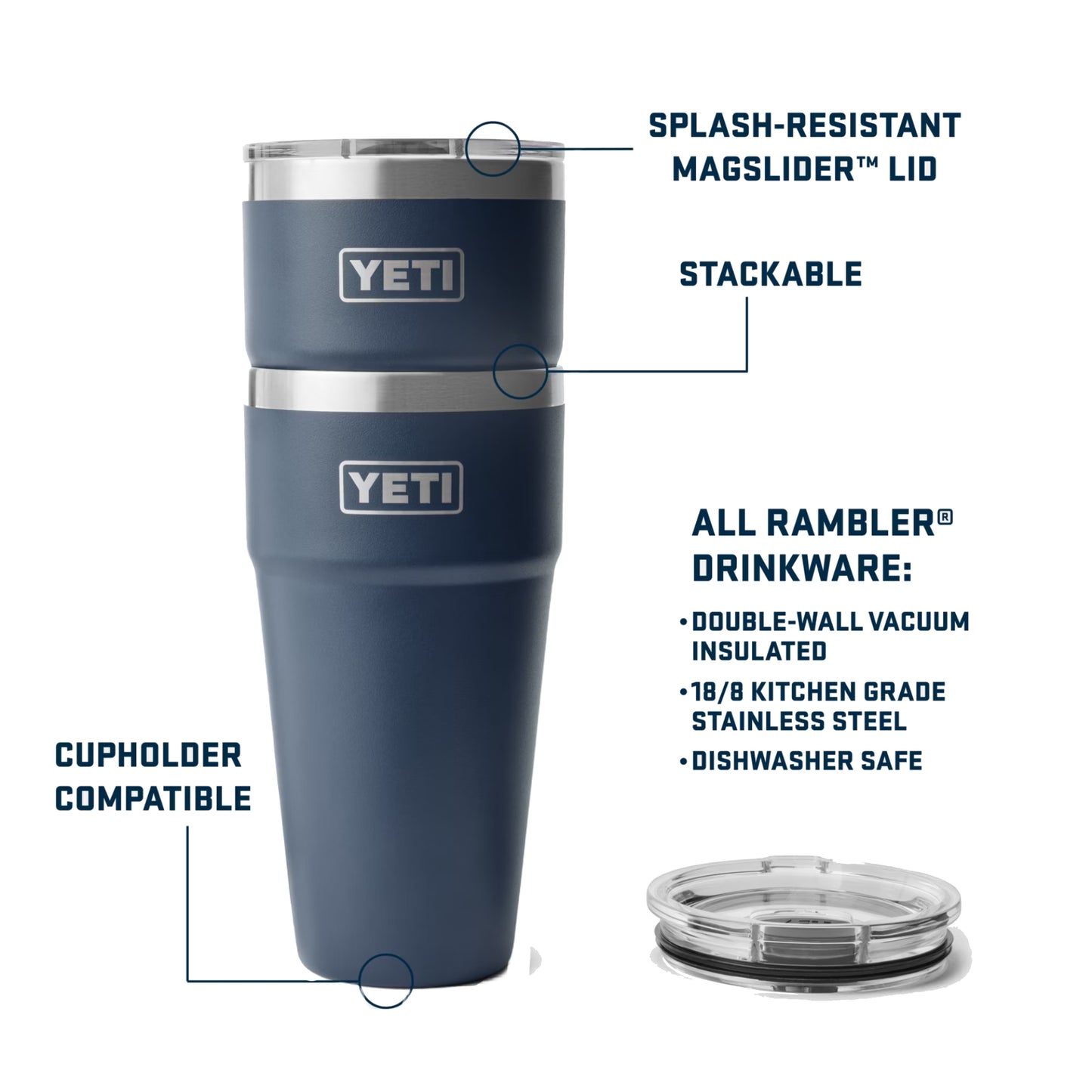 YETI Rambler 30oz Stackable Cup