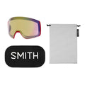 Smith 4D MAG Low Bridge Photochromic Goggles 2025 Black | ChromaPop Photochromic Red Mirror