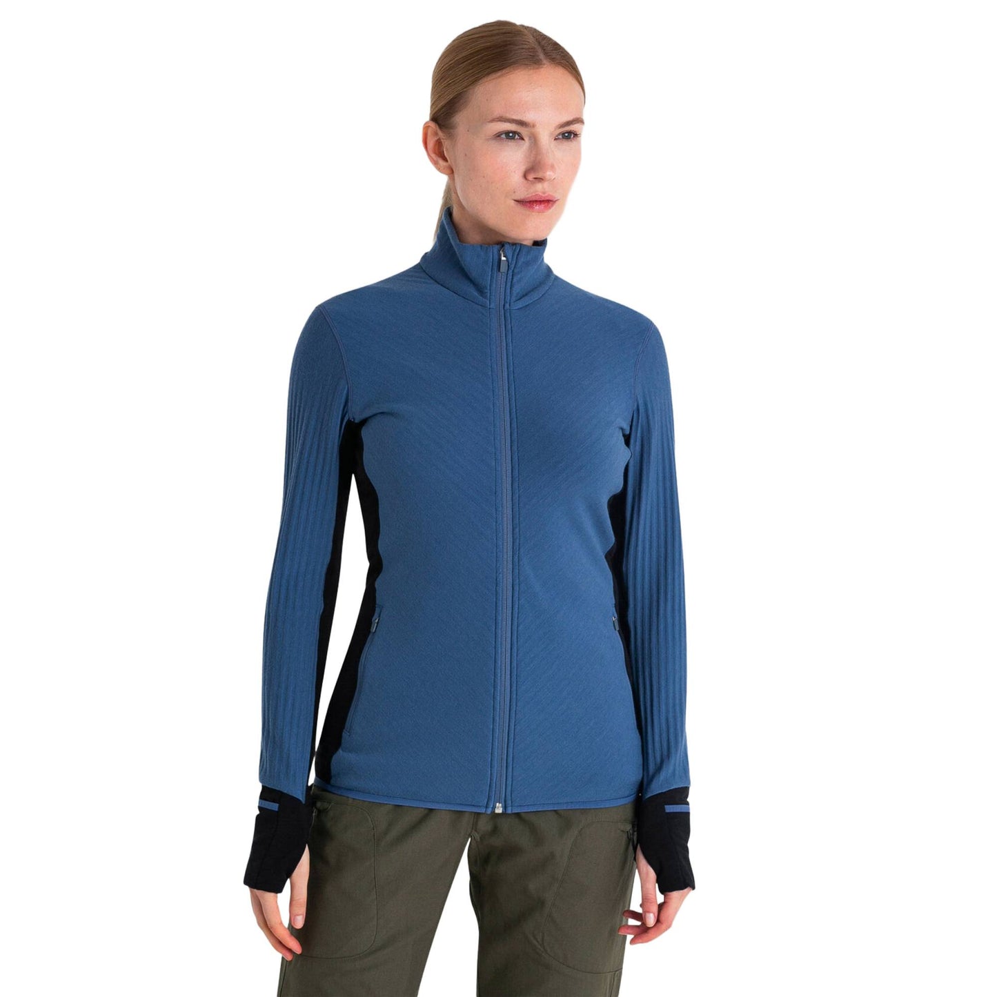 Icebreaker Descender Womens LS Zip