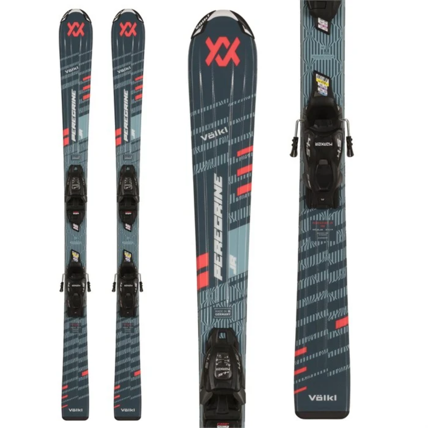 Volkl Peregrine Jr Ski 140-160 Ski + vMotion 7.0 Binding 2025