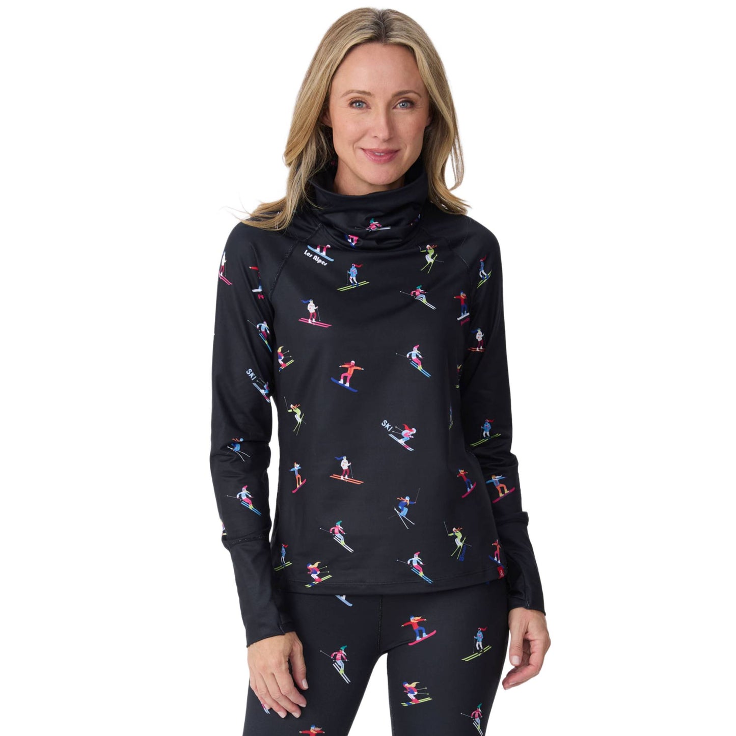 Krimson Klover Multi Skiers Womens Turtleneck 2027
