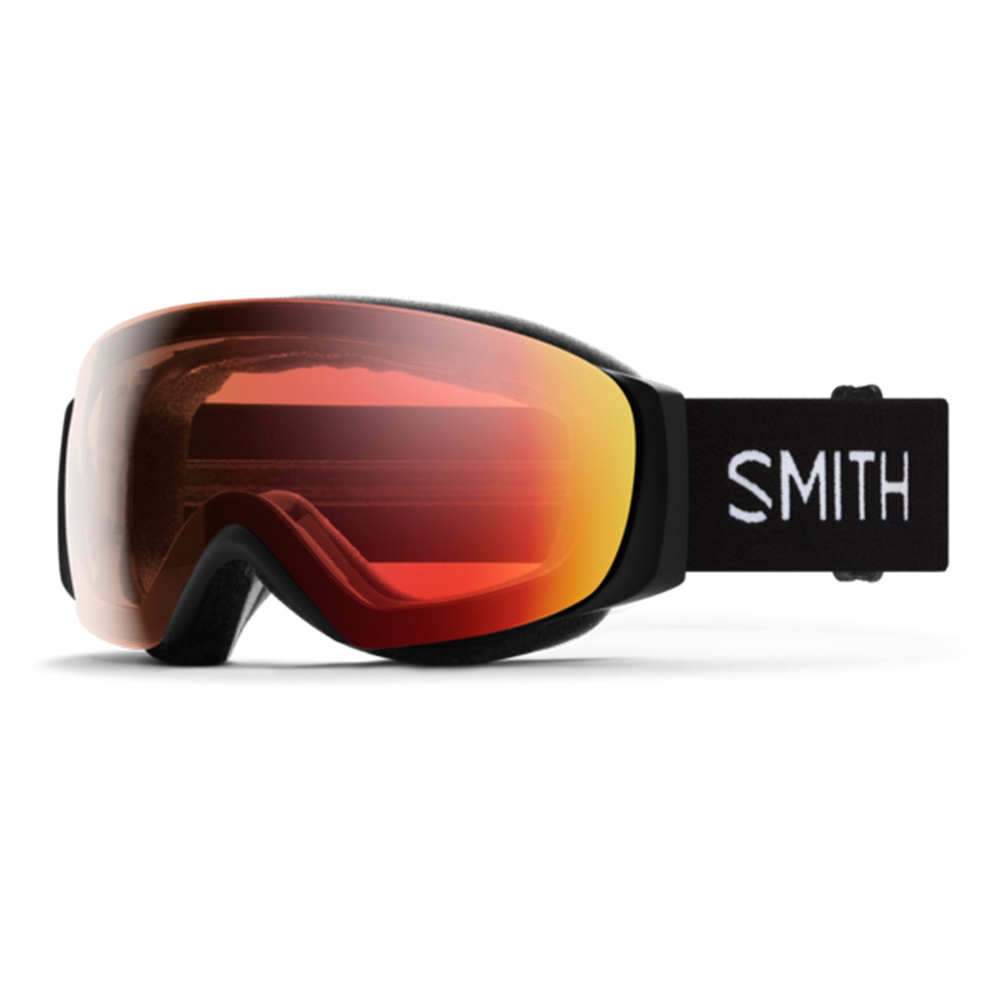 Smith IO MAG S Low Bridge Photochromic Goggles 2025 Black | ChromaPop Pro Photochromic Red Mirror