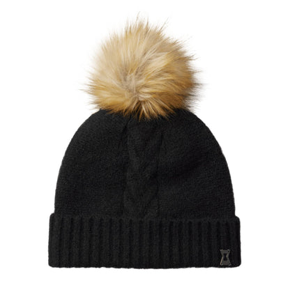 Spyder Plait Womens Pom Hat