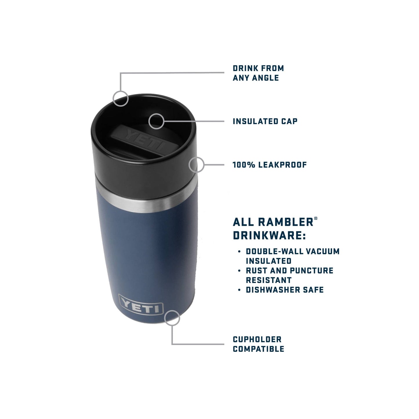 YETI Rambler 12oz Travel Bottle