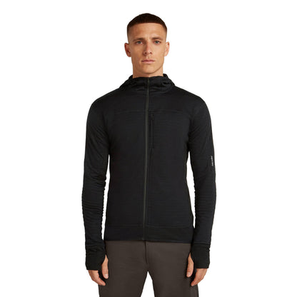 Icebreaker 300 RealFleece Descender Mens LS Zip Hoodie