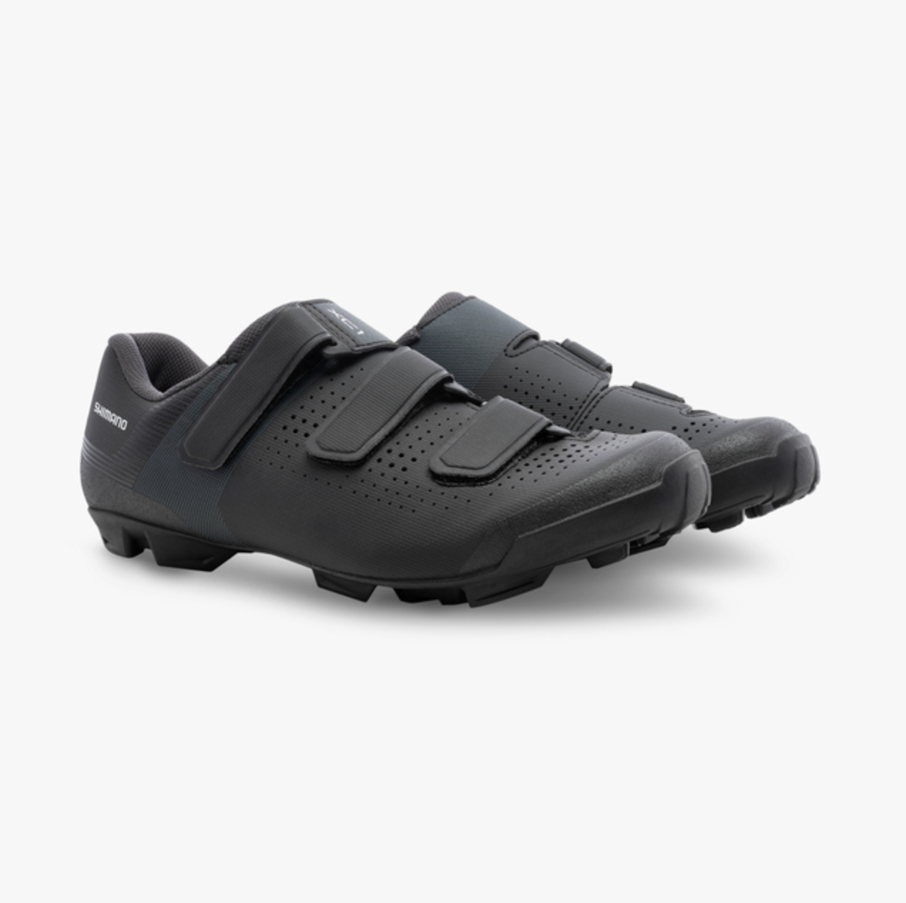 Scarpe SPD Shimano XC100W Da Donna | Tomaia In Pelle Sintetica E Rete | Suola In Fibra Di Vetro | 3 Cinghie Velcro