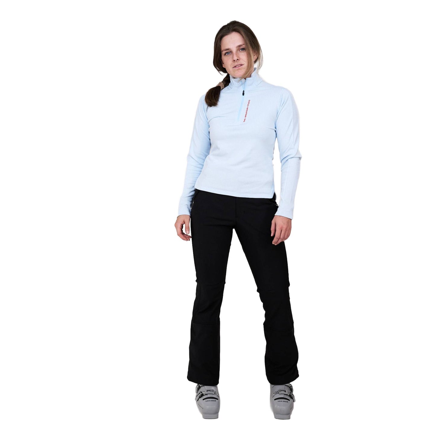 The Mountain Studio Womens Light Tech Fleece Half Zip 2027