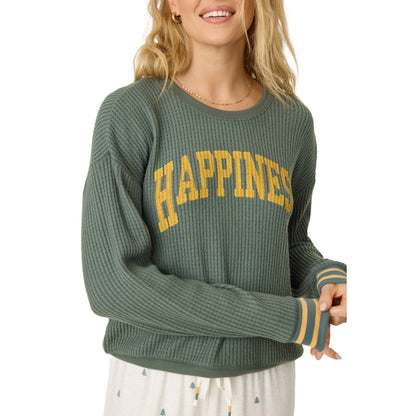 PJ Salvage Happiness Womens Crew Top 2025