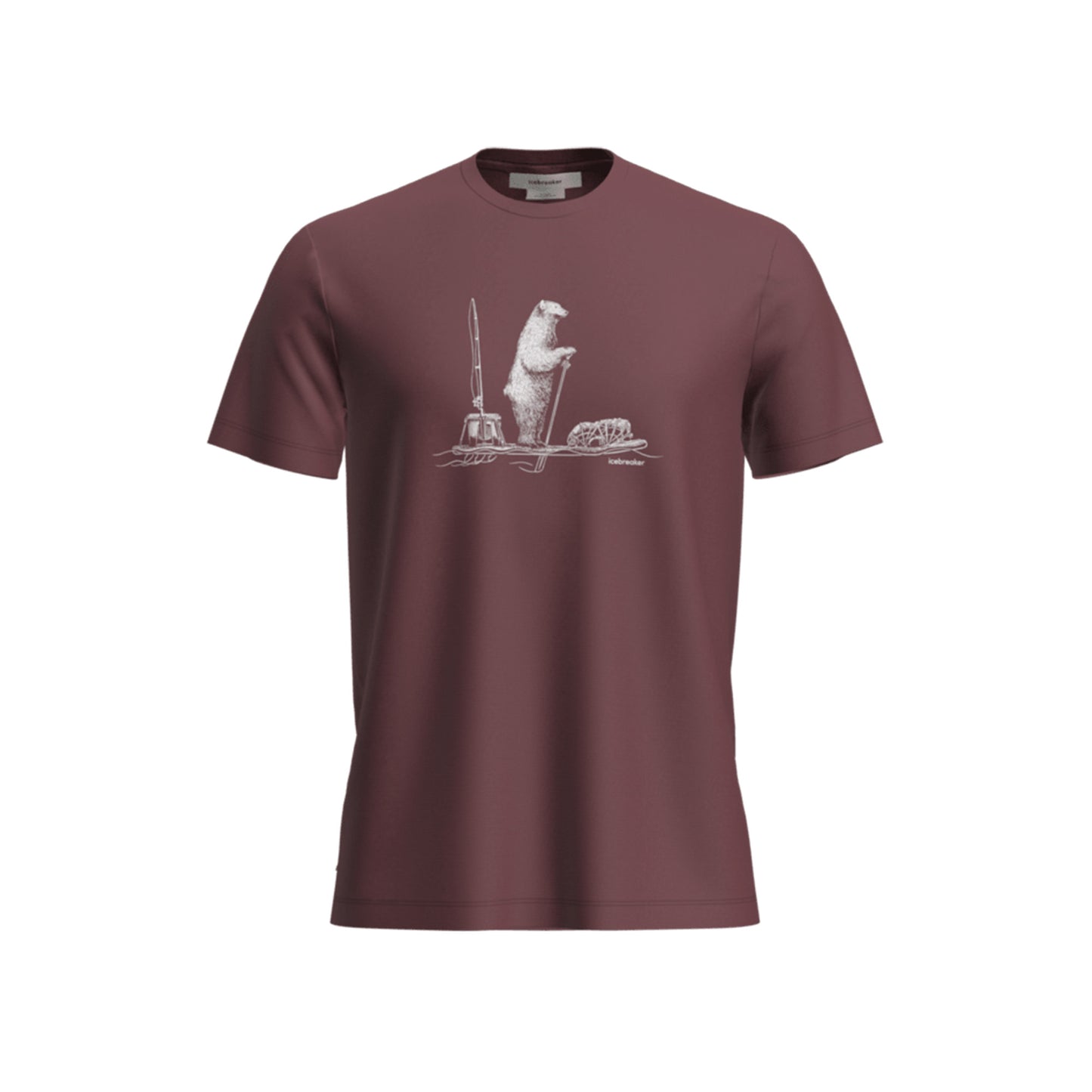 Icebreaker 150 Tech Lite Mens SS Tee Polar Paddle