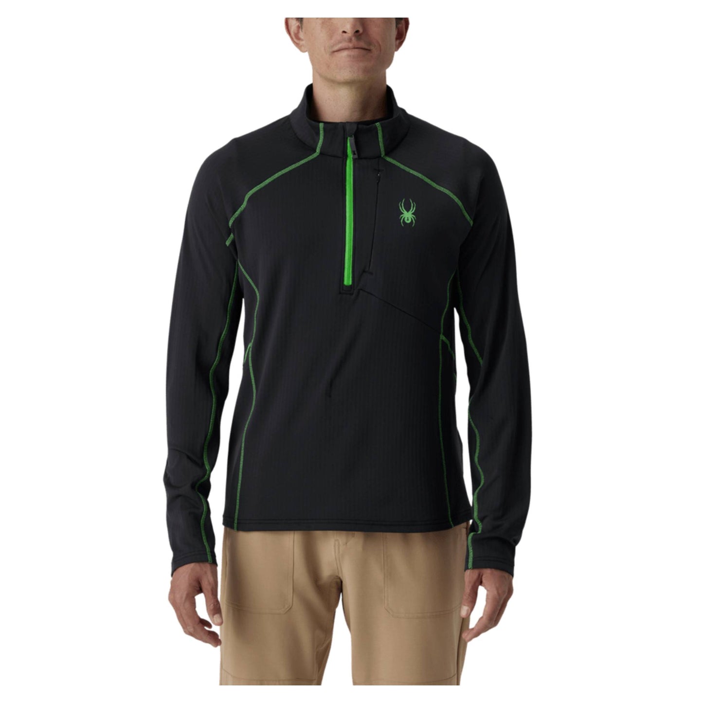 Spyder Gridweb Mens Fleece Half Zip 2027