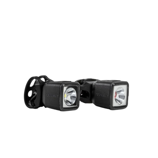 Trek Ion 100 Flare R City Bike Light Set  Black