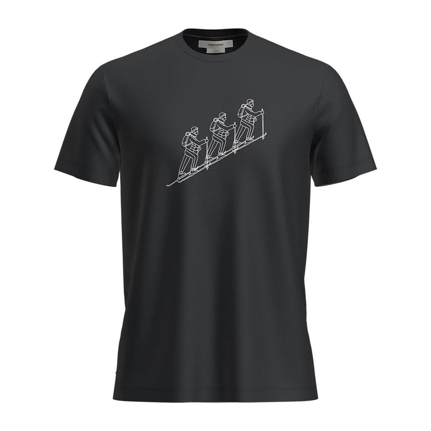 Icebreaker 150 Tech Lite Mens SS Tee Natural Ski Tour