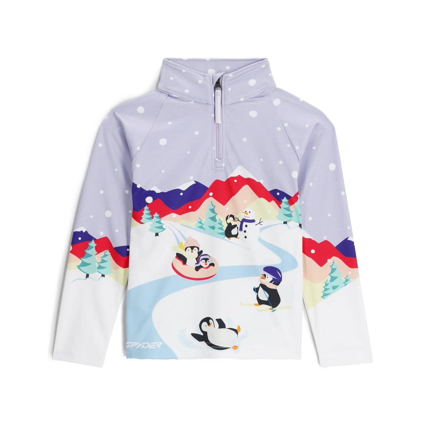 Spyder Reflect Preschool Girls Half Zip 2025