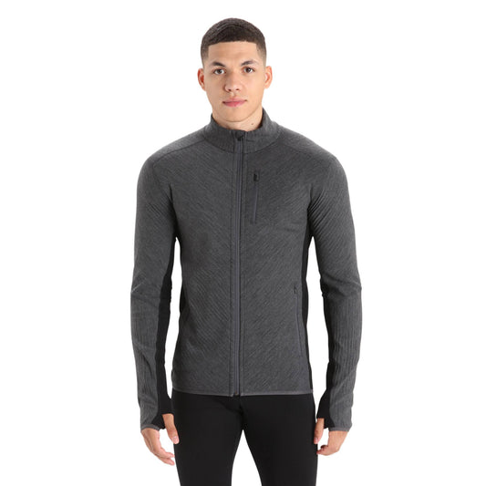 Icebreaker Descender Mens LS Zip