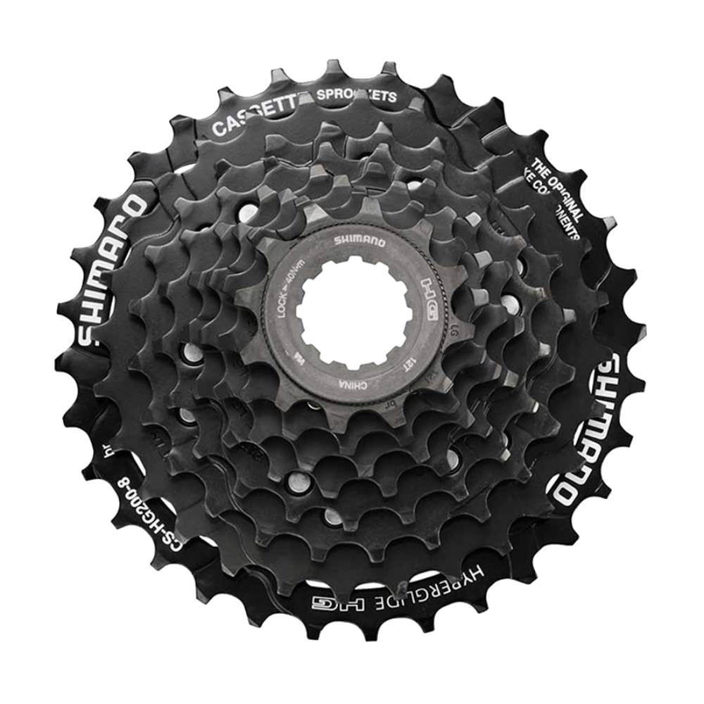 Shimano CS-HG200-8 Speed Cassette  Black 12-32T