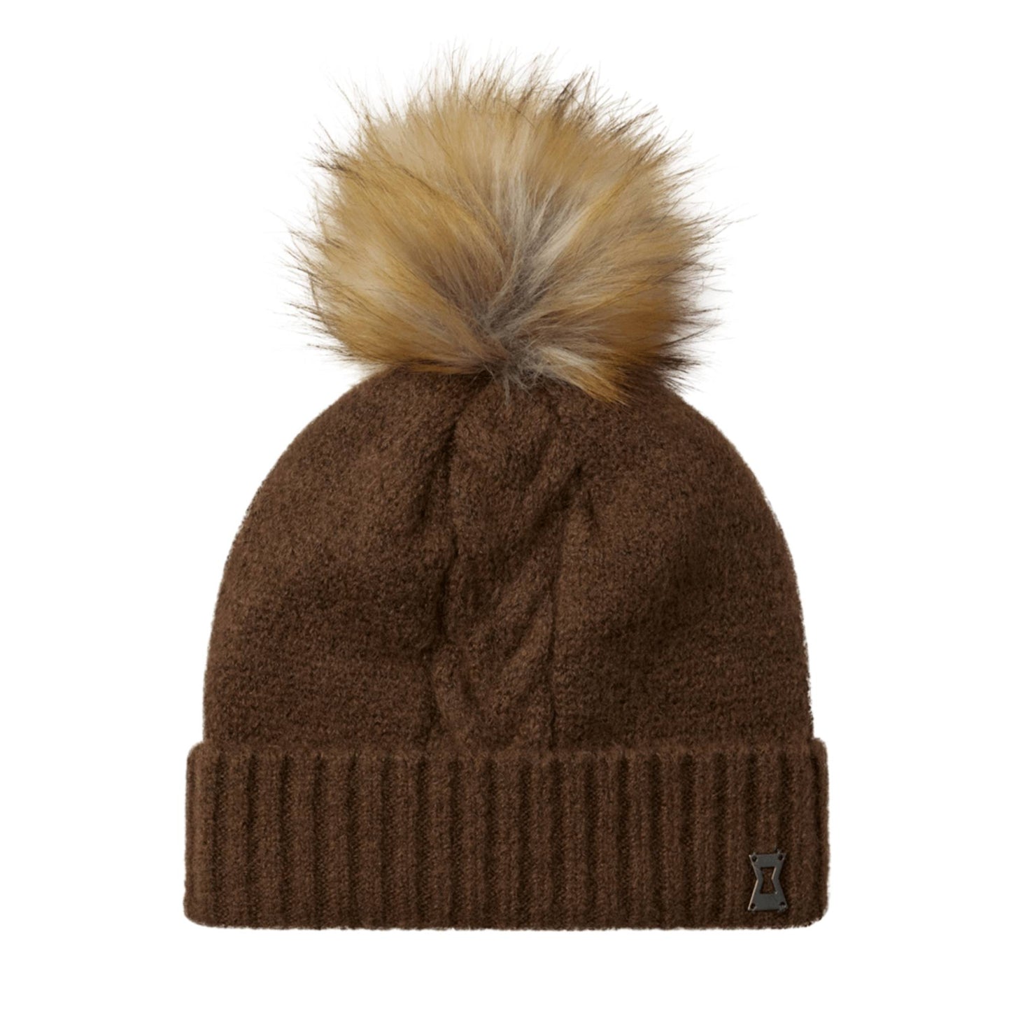 Spyder Plait Womens Pom Hat