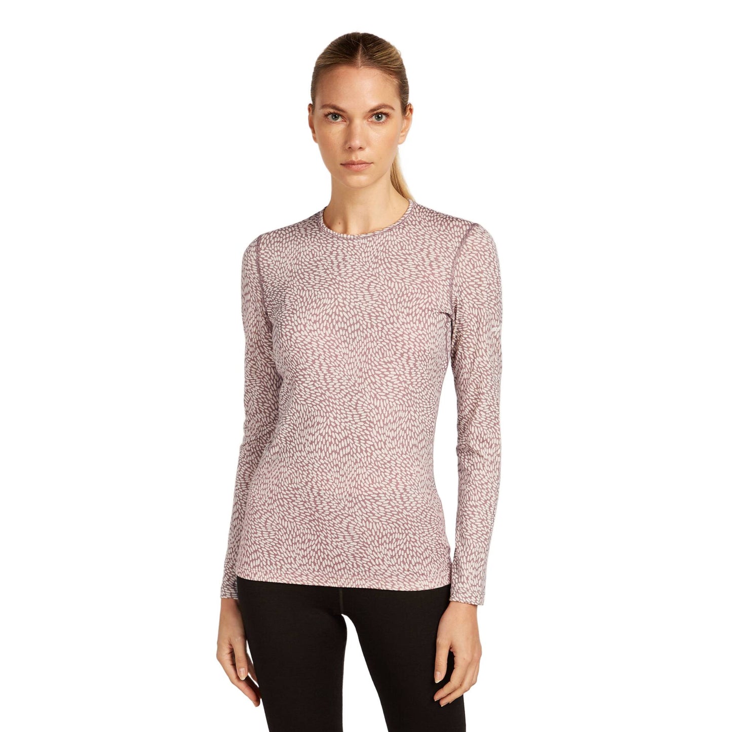 Icebreaker 200 Oasis Womens LS Crewe GRX2