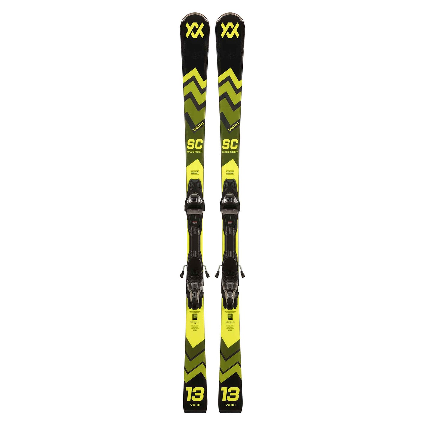 Volkl Racetiger SC Black Ski + VMotion 12 GW Binding 2025