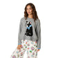PJ Salvage Womens Long Sleeve Crew 2027