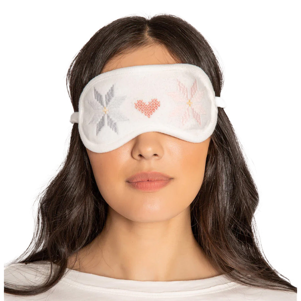 PJ Salvage Nordic Nights Adult Eye Mask 2024 Ivory One Size